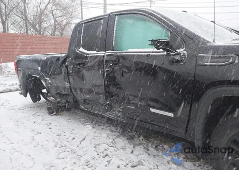 2020 GMC Sierra 1500 4Wd Standard Box Elevation from USA, damaged, VIN 1GTR9CEK3LZ248753